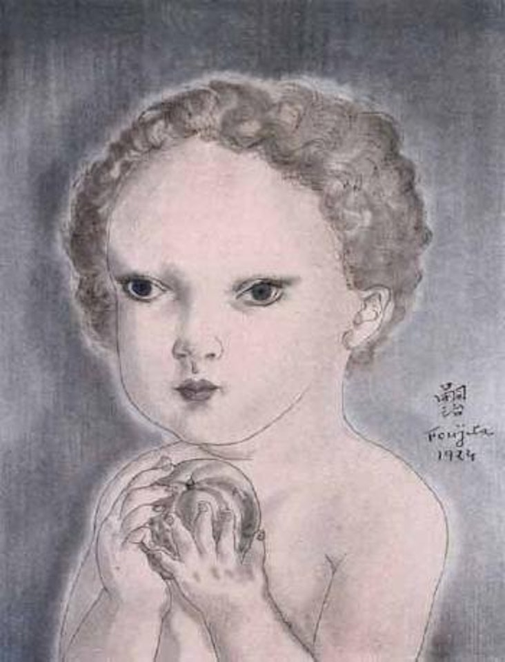 Enfant au fruit by Leonard Tsuguharu Foujita