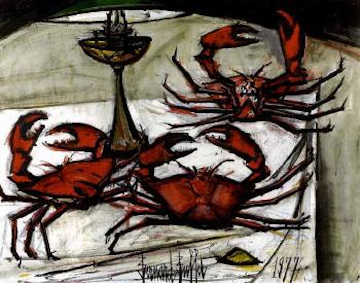Trois crabes by Bernard Buffet