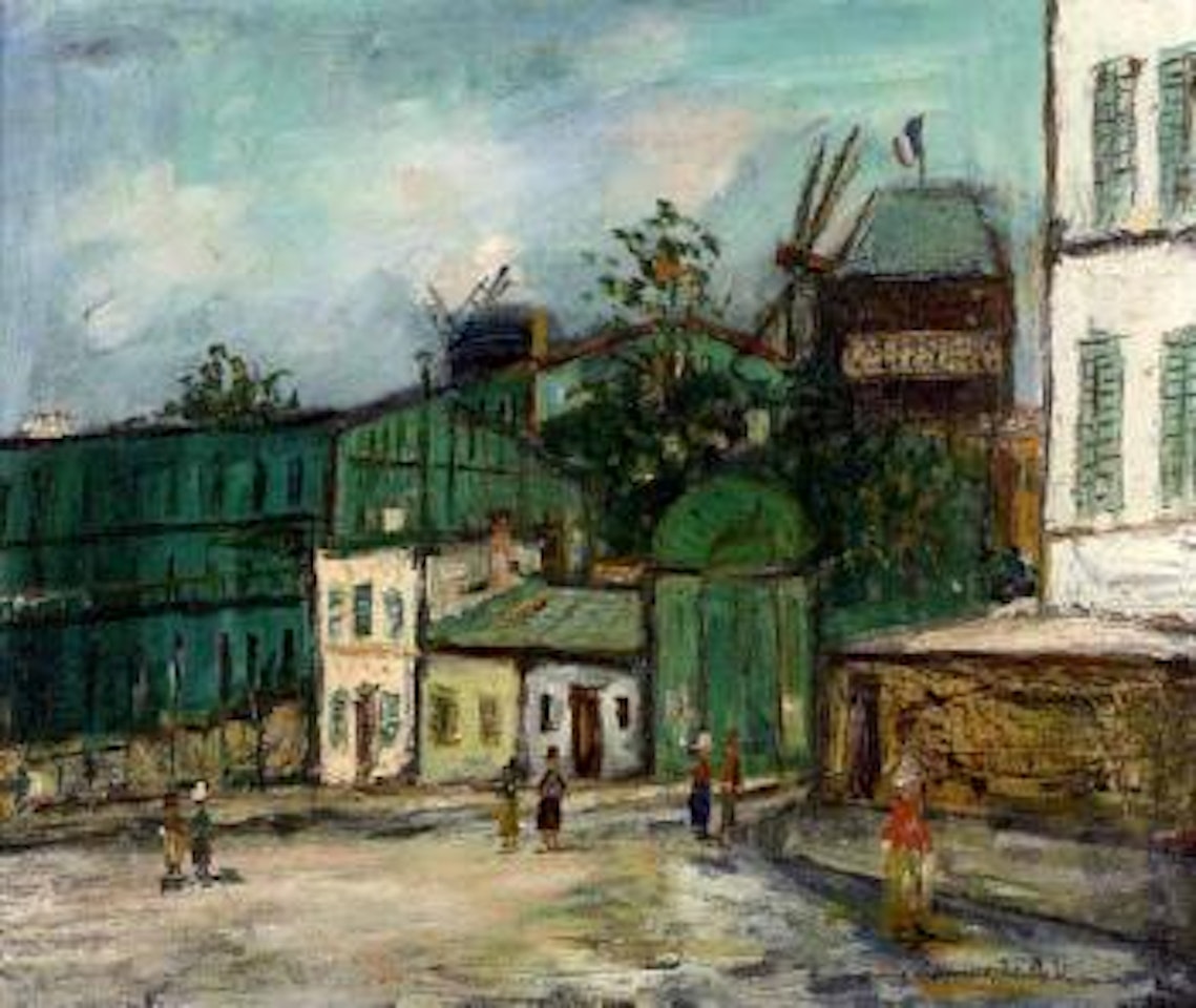 Moulin de la Galette by Maurice Utrillo