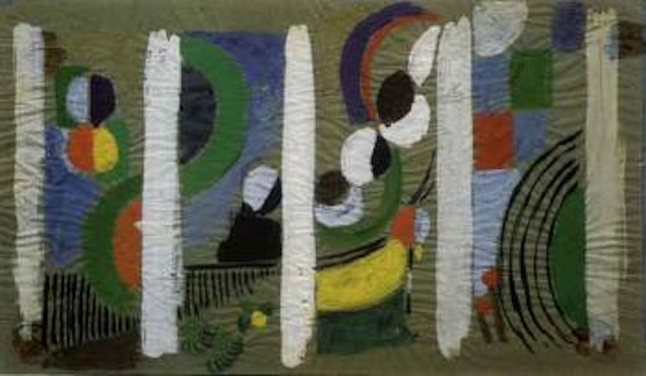 Etude pour la facade centrale du Pavillon des Chemins de Fer by Robert Delaunay