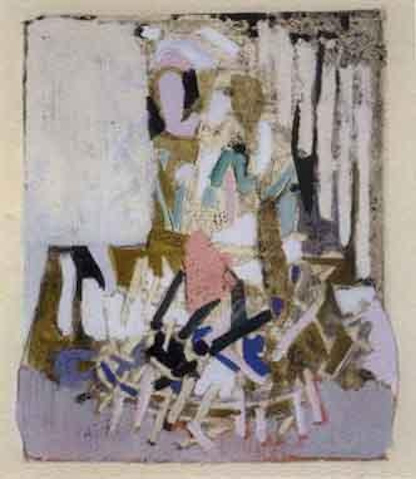 Recherche decorative pour le cabaret du Theatre des Champs Elysees by Nicolas de Staël