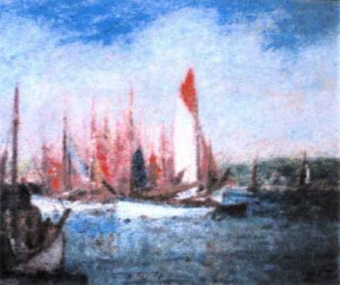 Voiliers a Concarneau by Georges d’Espagnat