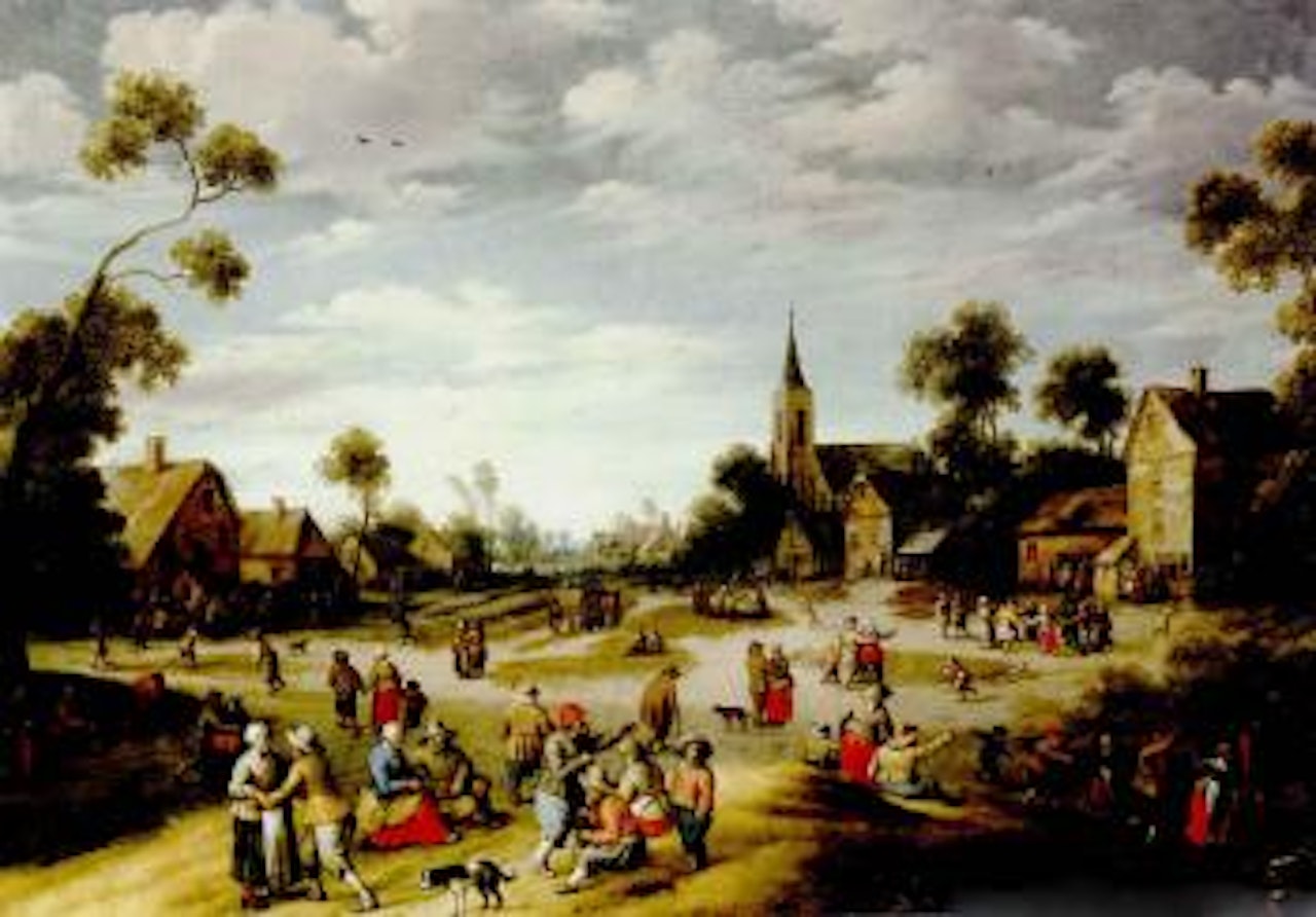 Village kermesse by Joost Cornelisz Droochsloot