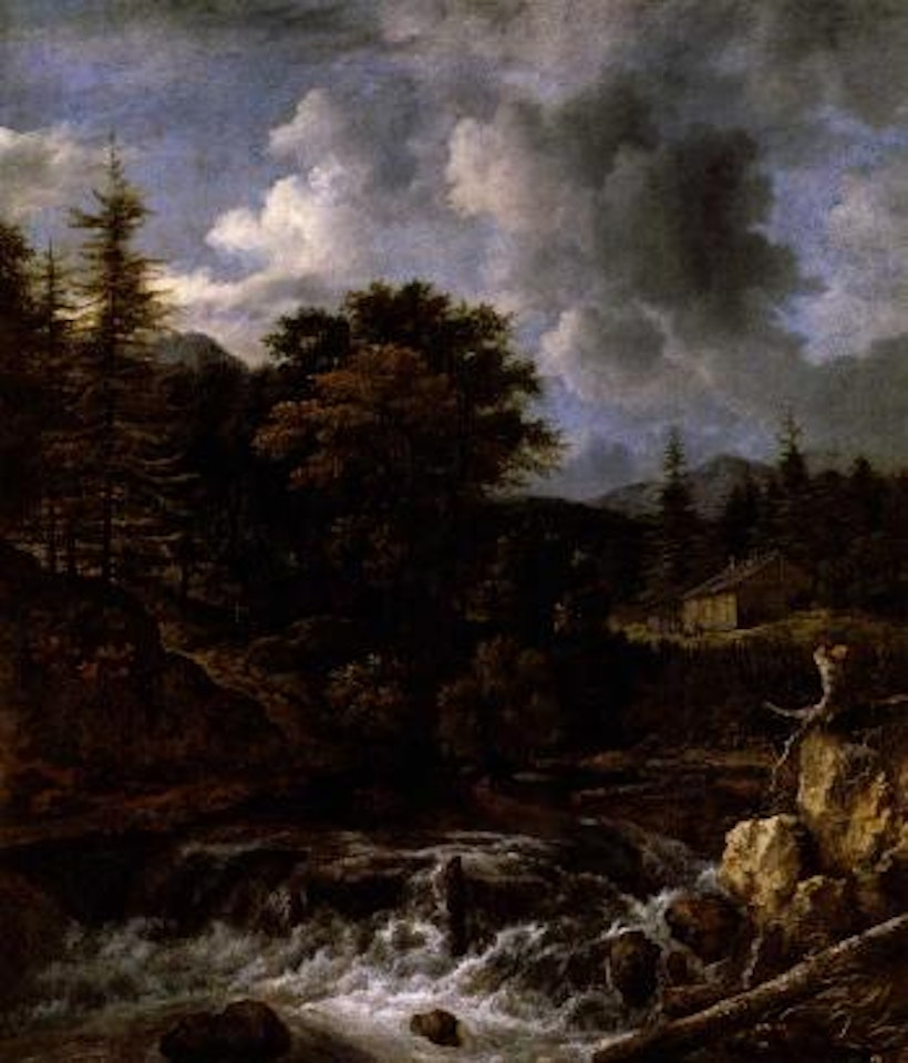 Stream in wooded landscape by Jacob Salomonsz. van Ruysdael