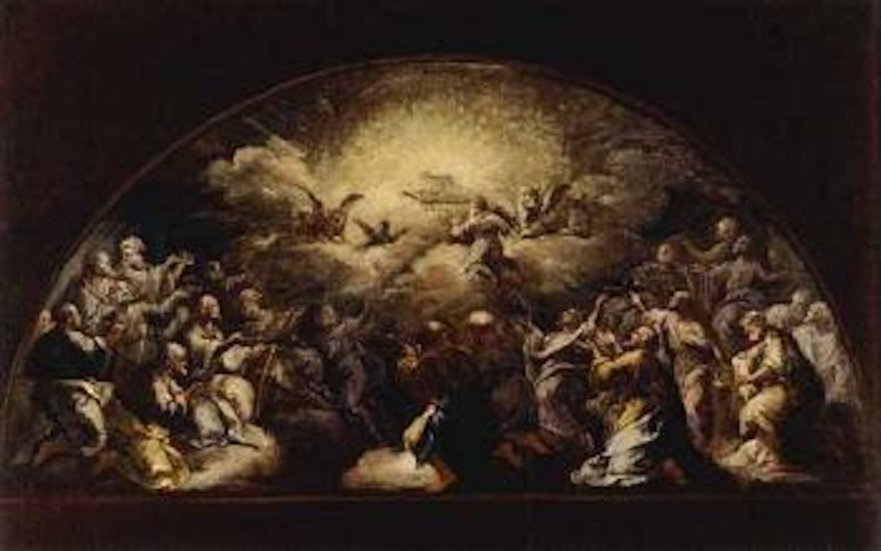Adoration of the Lamb by Circle of Luca Giordano
