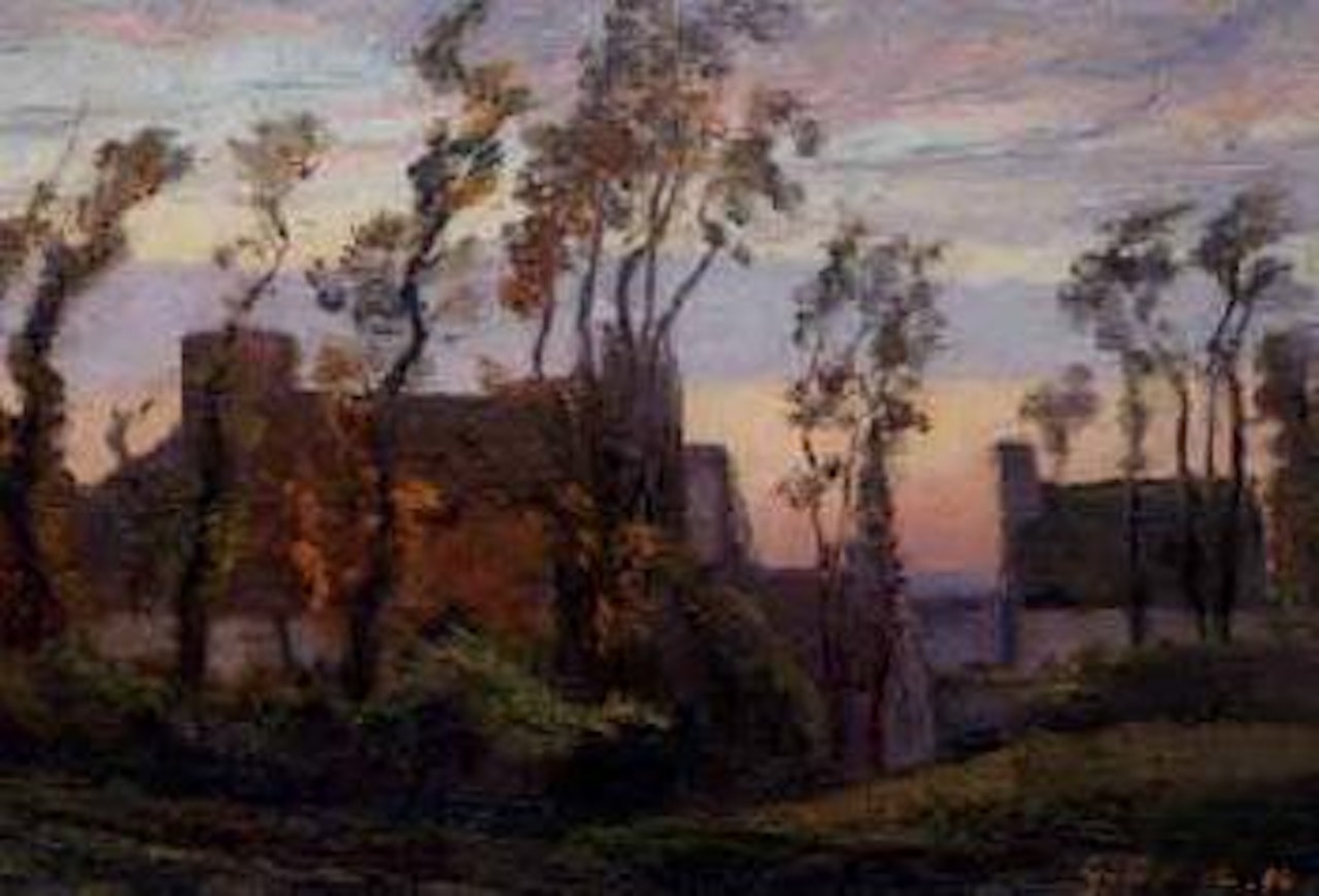 En Bretagne, une ferme pres de St-Brieuc by Gustave Cariot