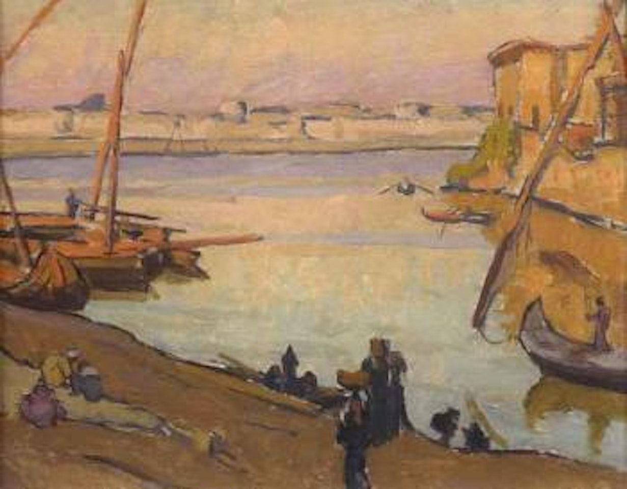 Porteuses d'eau sur les bords du Nil by Jacques Majorelle