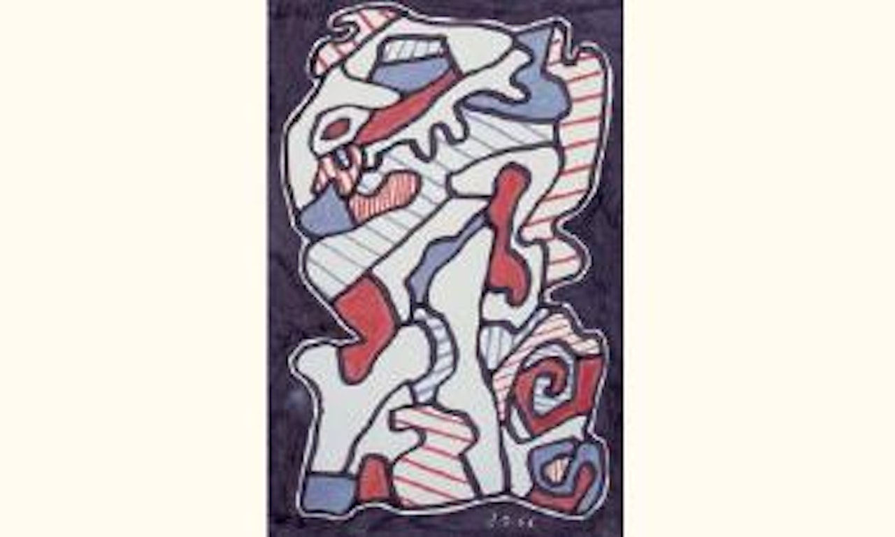 Figure enseigne I by Jean Dubuffet
