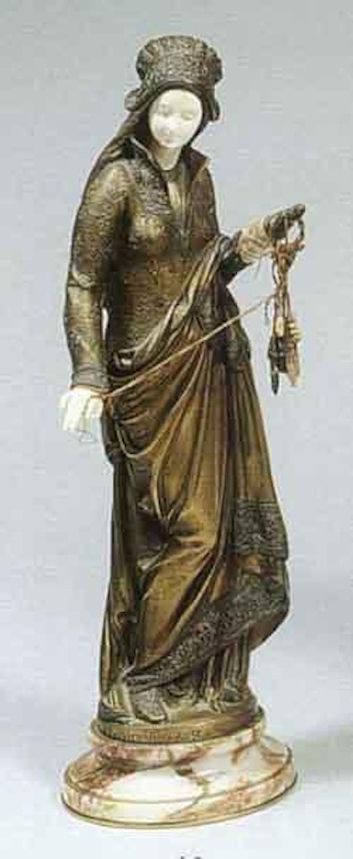 La fileuse by Albert-Ernest Carrier-Belleuse