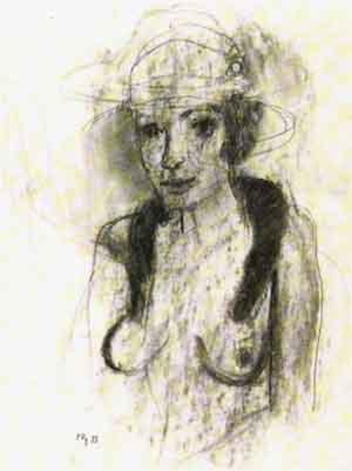 Femme au chapeau by Paul Delvaux