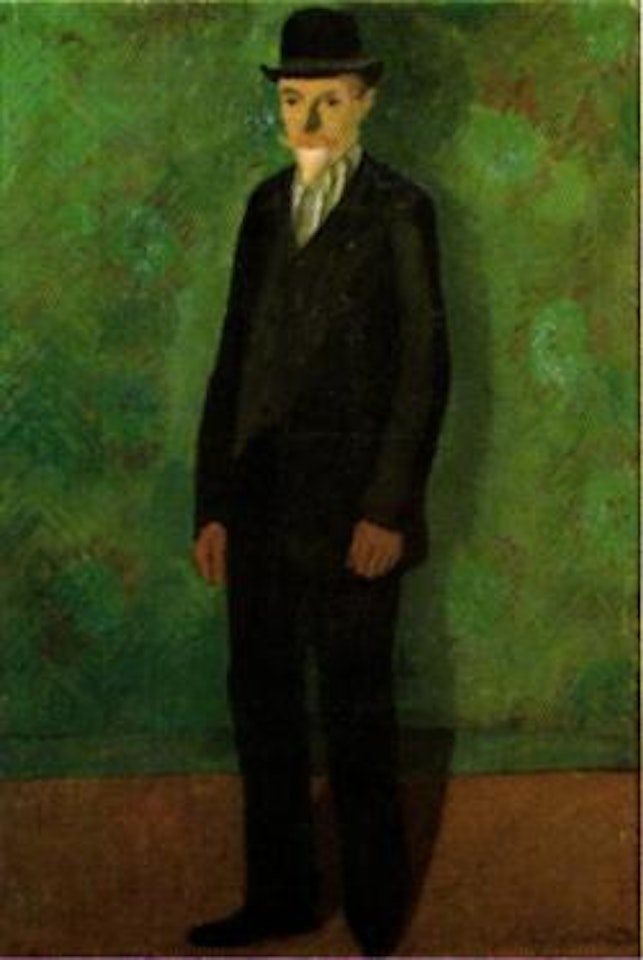 L'homme au chapeau melon by Louis van Lint