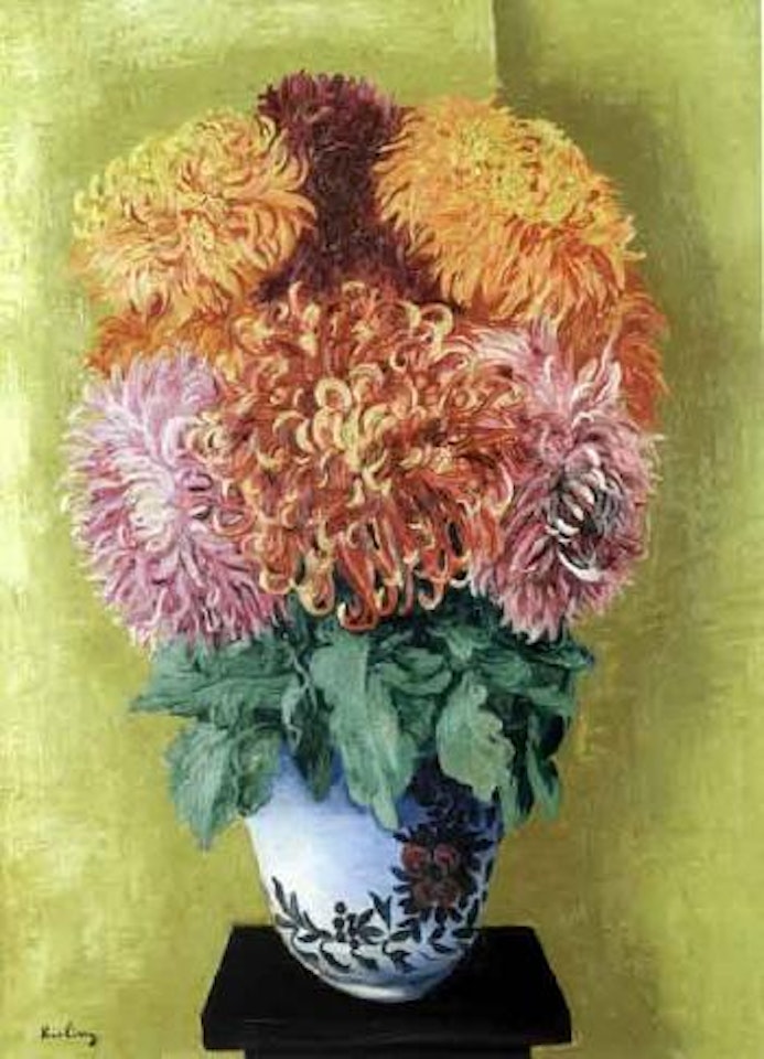 Chrysanthemes by Moïse Kisling