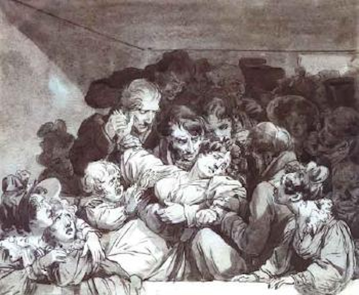 Effet du melodrame by Louis-Leopold Boilly
