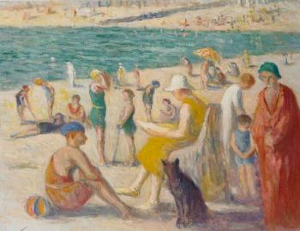 Plage du Parame by Maximilien Luce