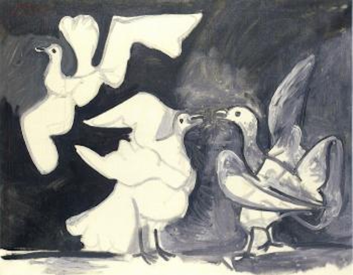 Trois pigeons by Pablo Picasso