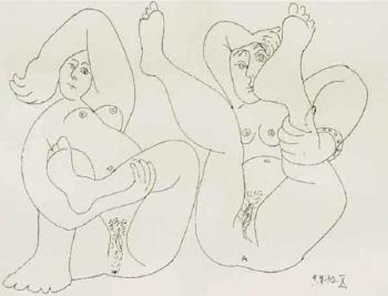 Deux femmes by Pablo Picasso