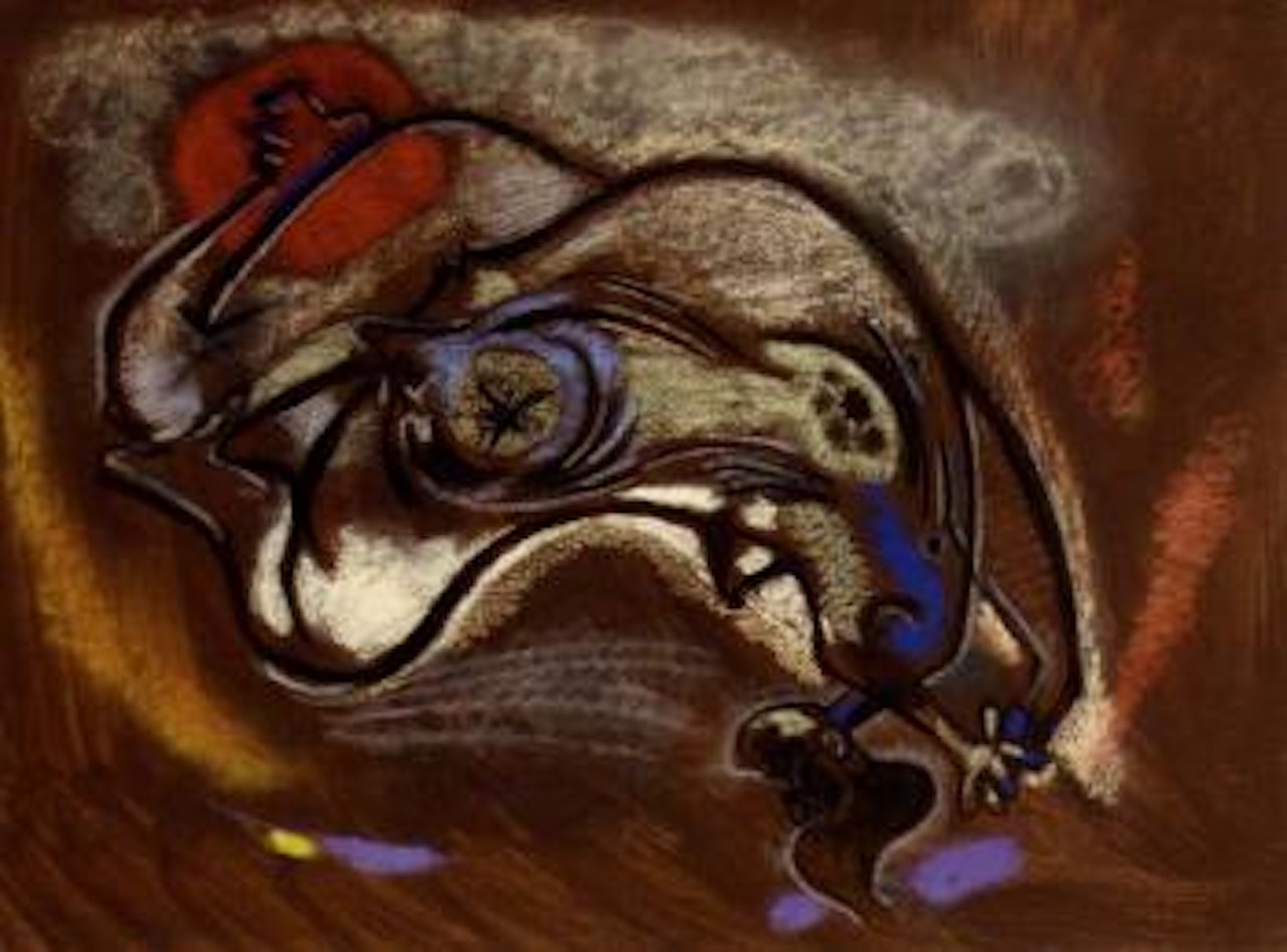Chute d'un corps by André Masson