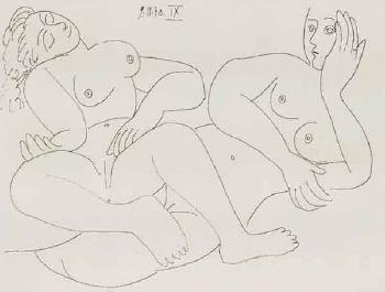 Deux femmes by Pablo Picasso