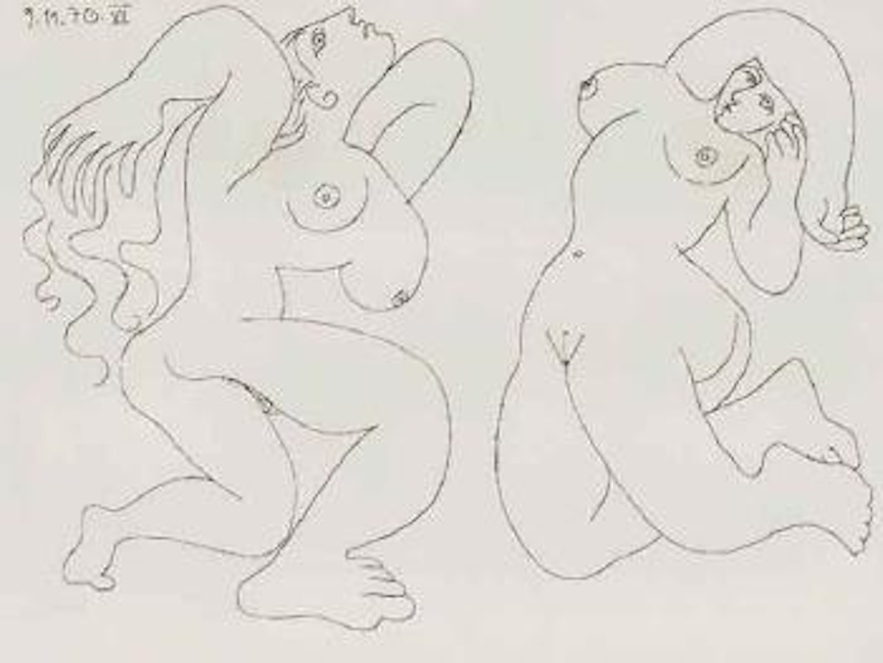 Deux femmes by Pablo Picasso