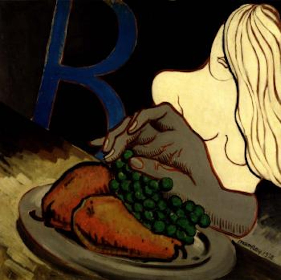 Lettre B by Man Ray