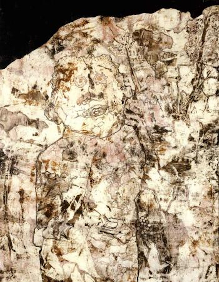Passe furtif et decor by Jean Dubuffet