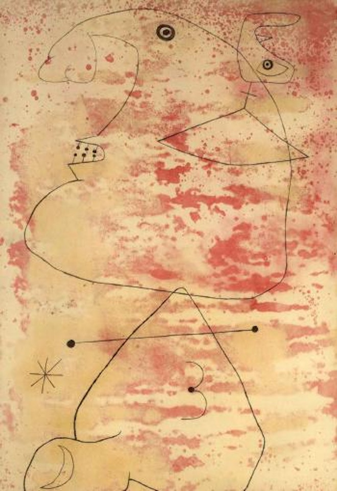Personnage, oiseau, etoile by Joan Miró