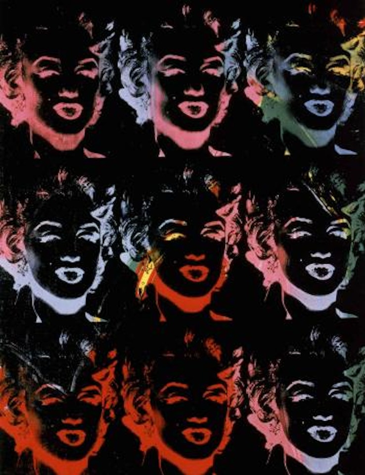 Reversal series: Marilyn by Andy Warhol