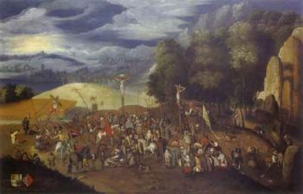 Le Golgotha by Pieter Brueghel by Joos de Momper the Younger