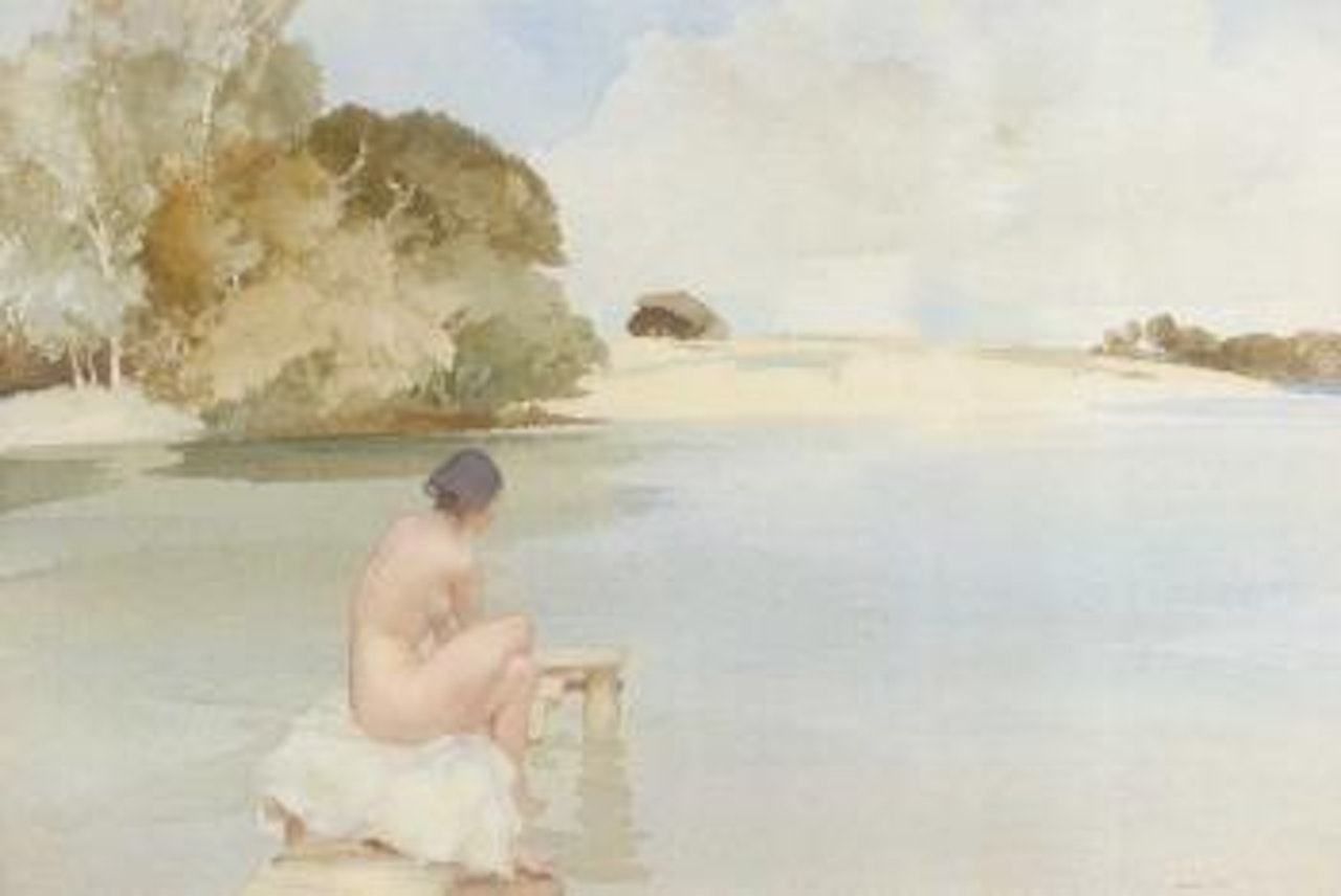 Belinda's lagoon by William Russell Flint