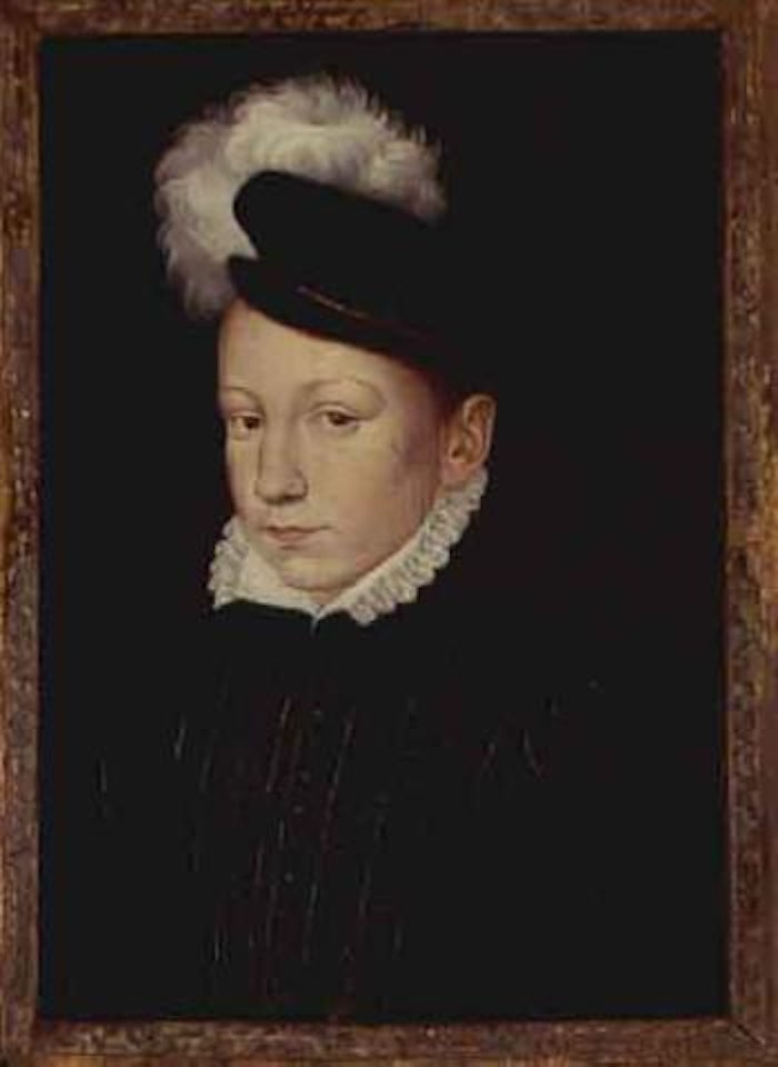 Portrait of Charles IX by Attributed to Francois Clouet