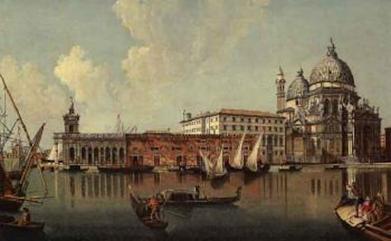 View of the Punta della Dogana and Santa Maria della Salute, Venice by Michele Marieschi