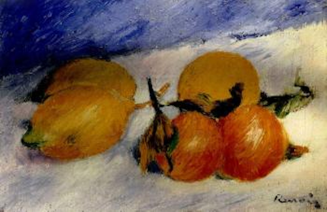 Nature morte aux citrons et oranges by Pierre-Auguste Renoir