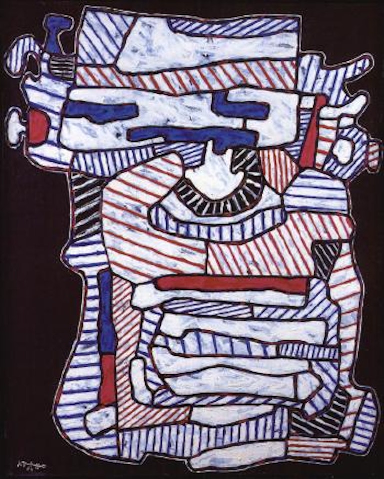 La machine a ecrire I by Jean Dubuffet