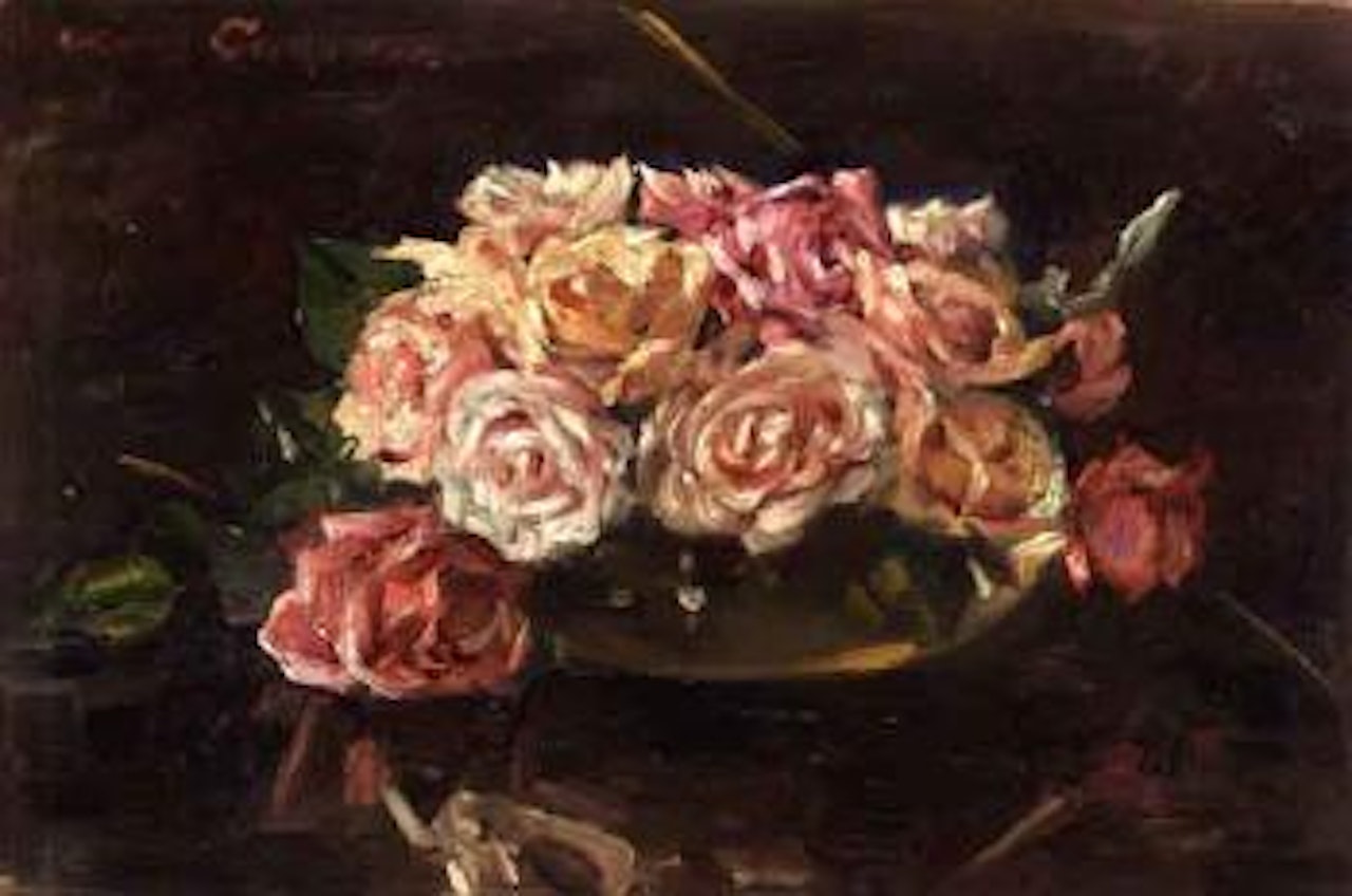 Rosen - Roses by Lovis Corinth