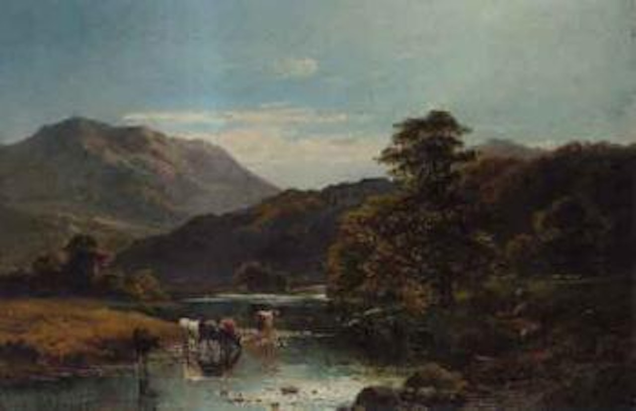 The river Conway by Alfred de Breanski