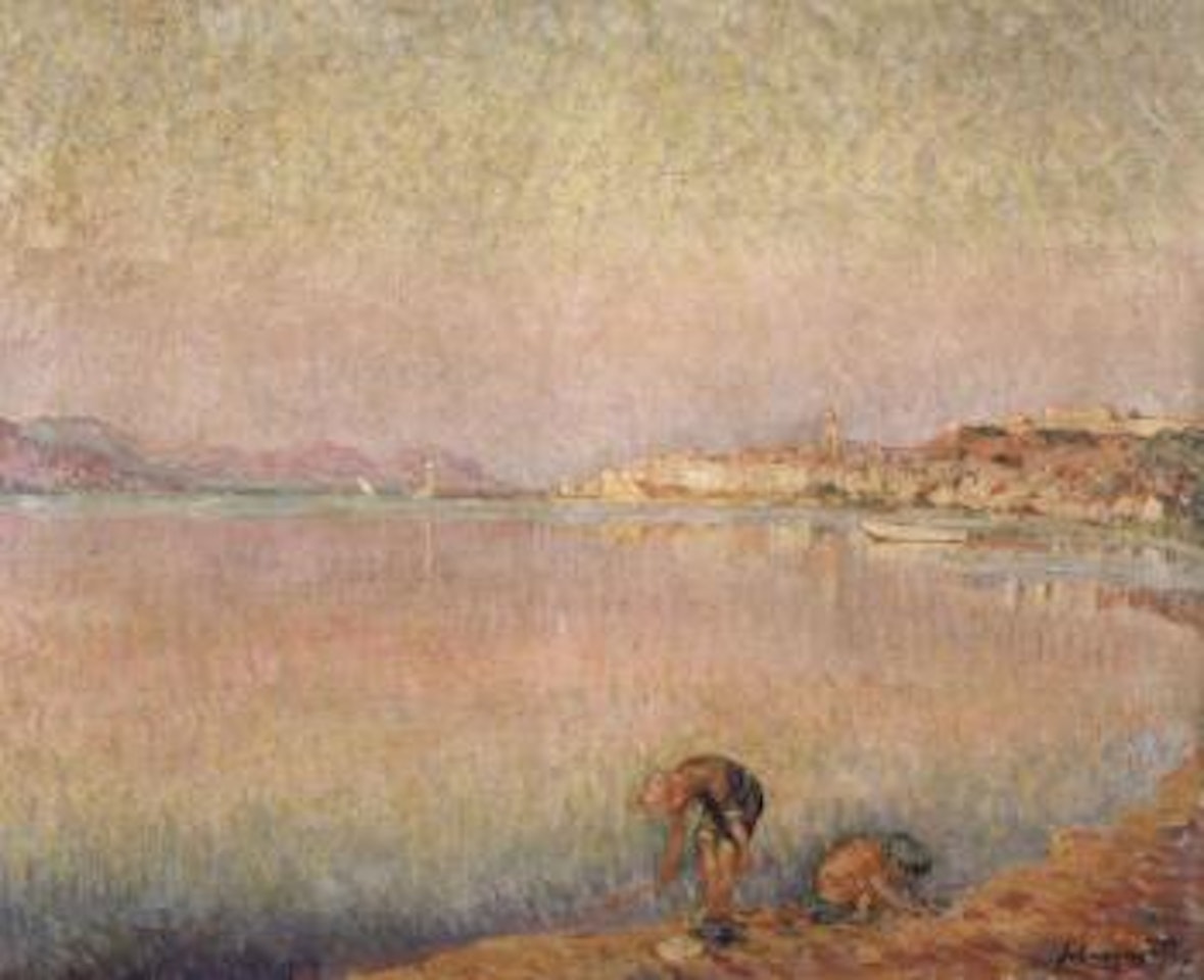 Deux enfants au bord de l'eau by Henri Lebasque