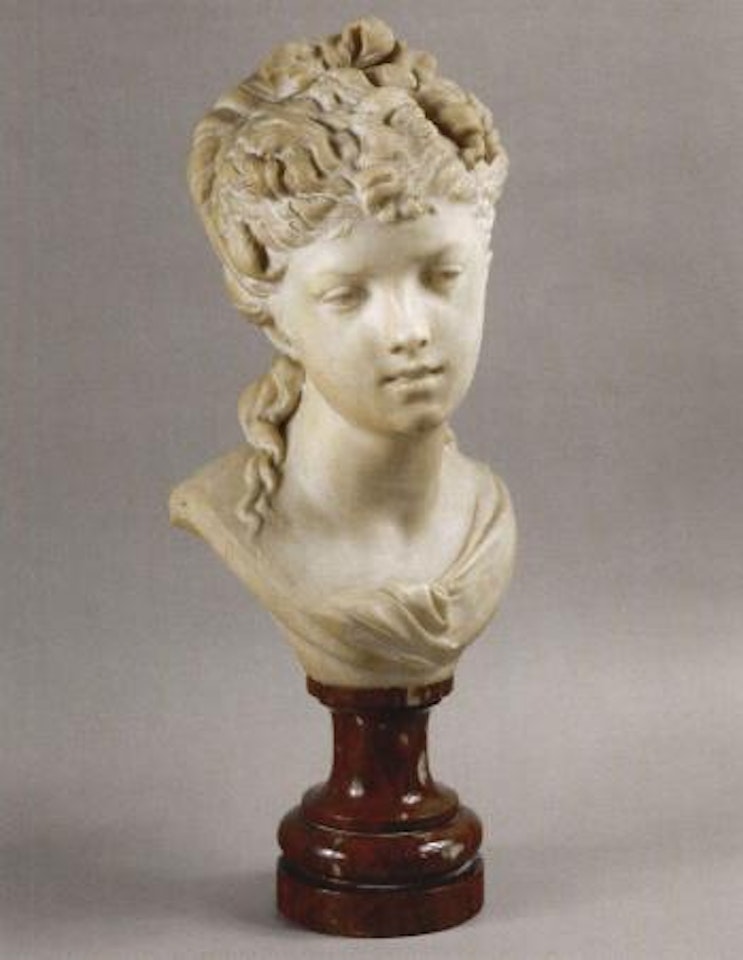 Buste de jeune femme by Auguste Rodin