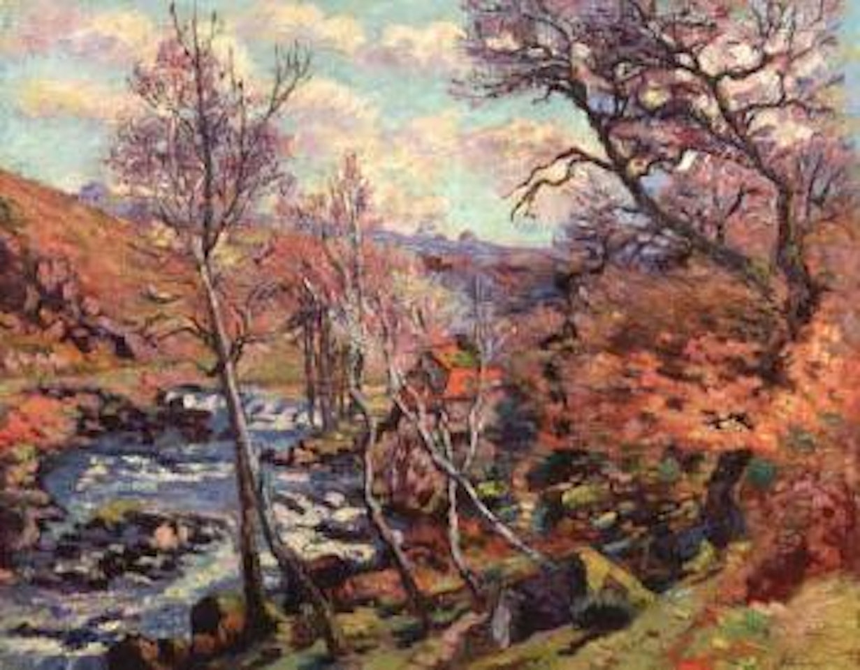 Le moulin Bouchardon a Crozent by Armand Guillaumin