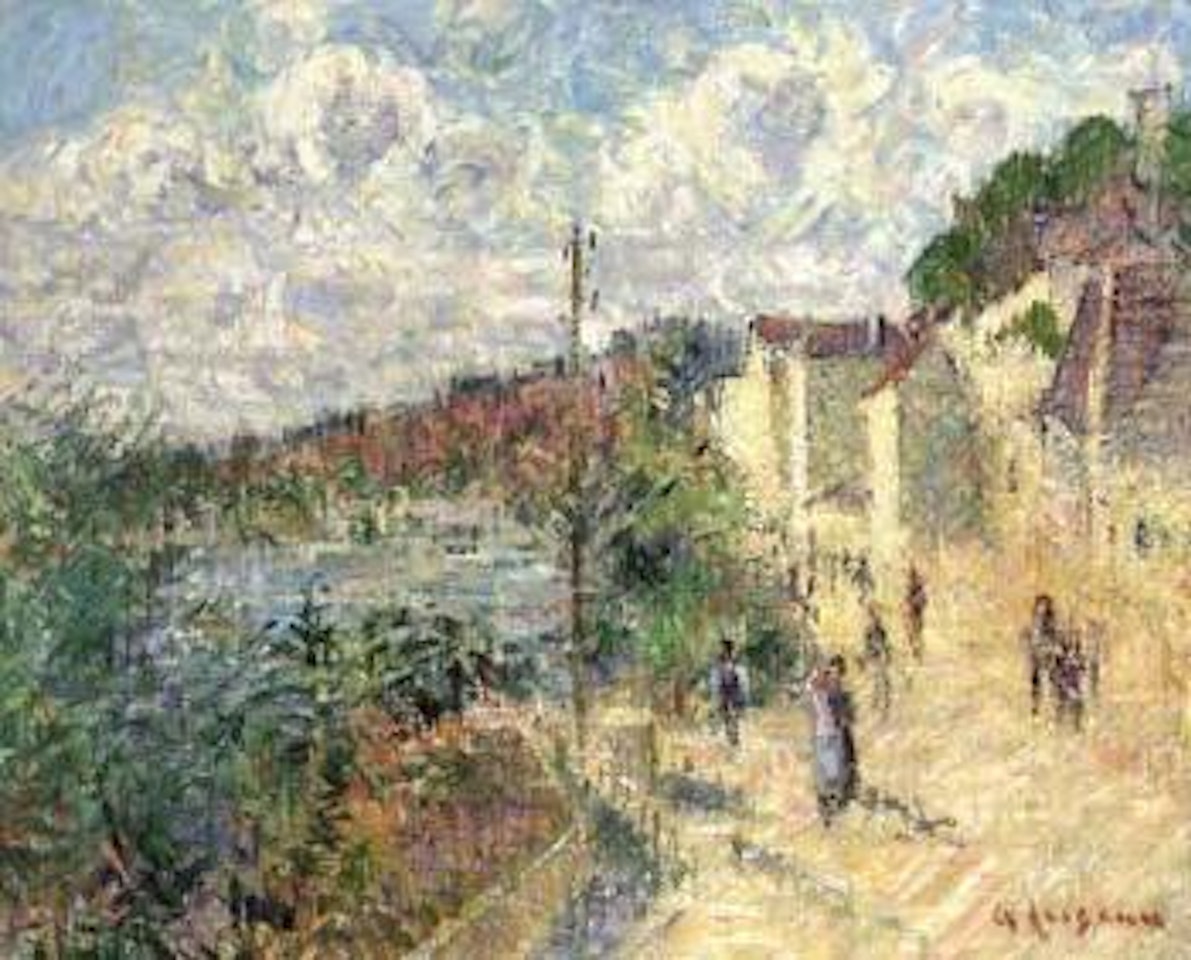 Le quai de Beynac by Gustave Loiseau