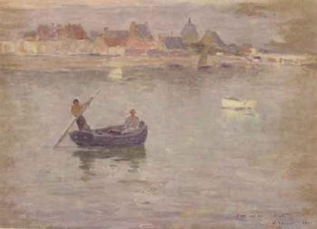 La promenade en barque by Henri Le Sidaner