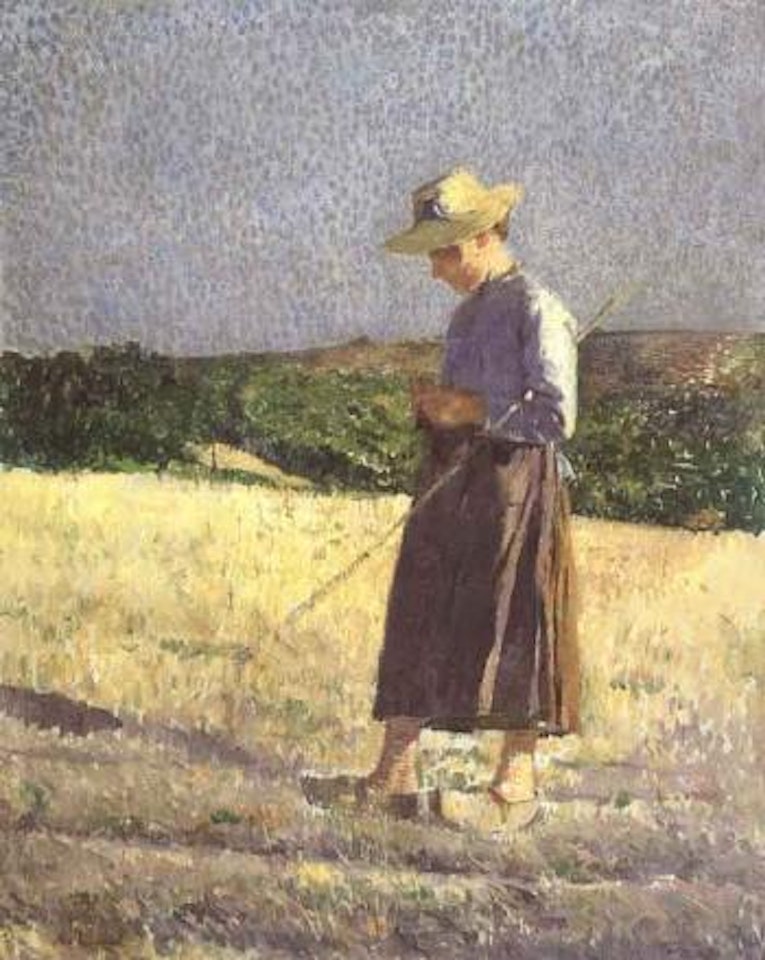 La gardeuse d'oies by Achille Laugé