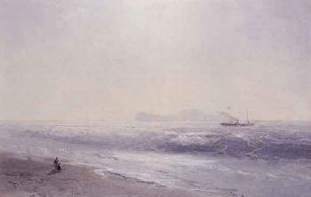 View of Capri by Ivan Konstantinovich Aivazovsky