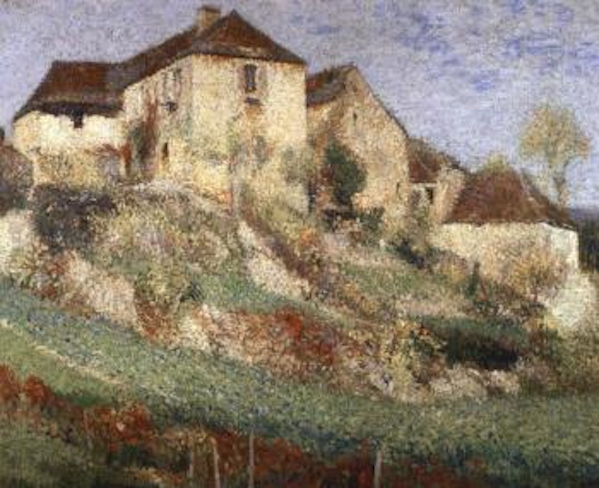 Paysage avec maison by Henri Jean Guillaume Martin