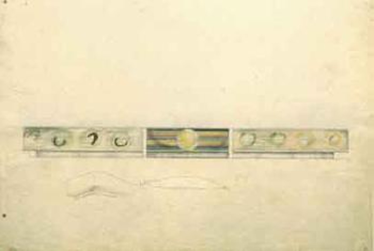 Etude pour la facade laterale by Felix Aublet by Robert Delaunay