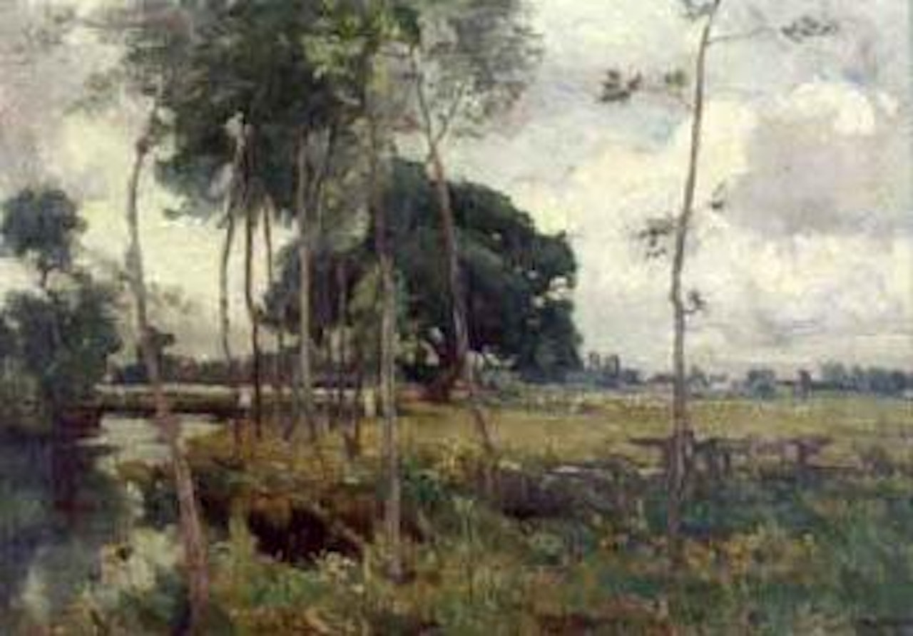 Early summer in the meadow by Edward Wilkins Waite
