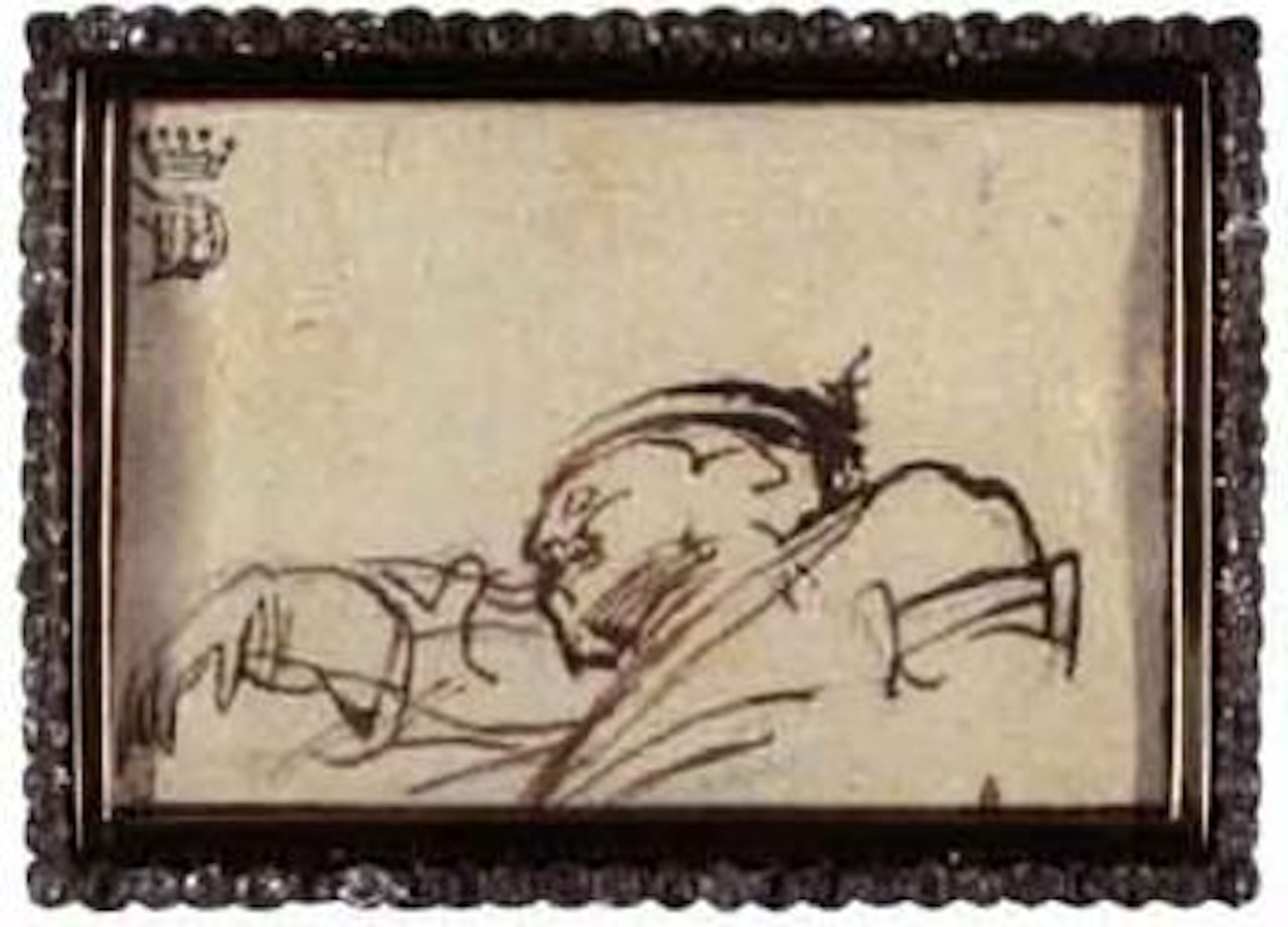 Study of a sleeping figure by Ferdinand Bol