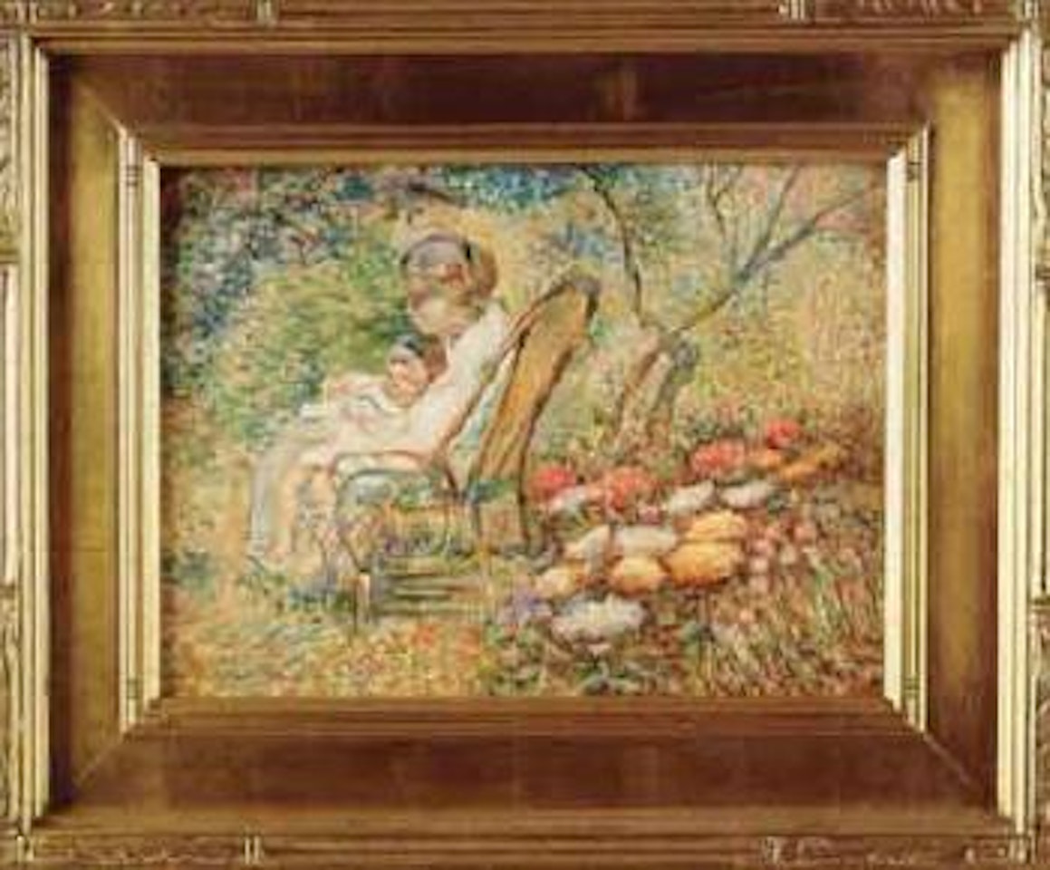 Afternoon nap in the garden by Joseph Raphael
