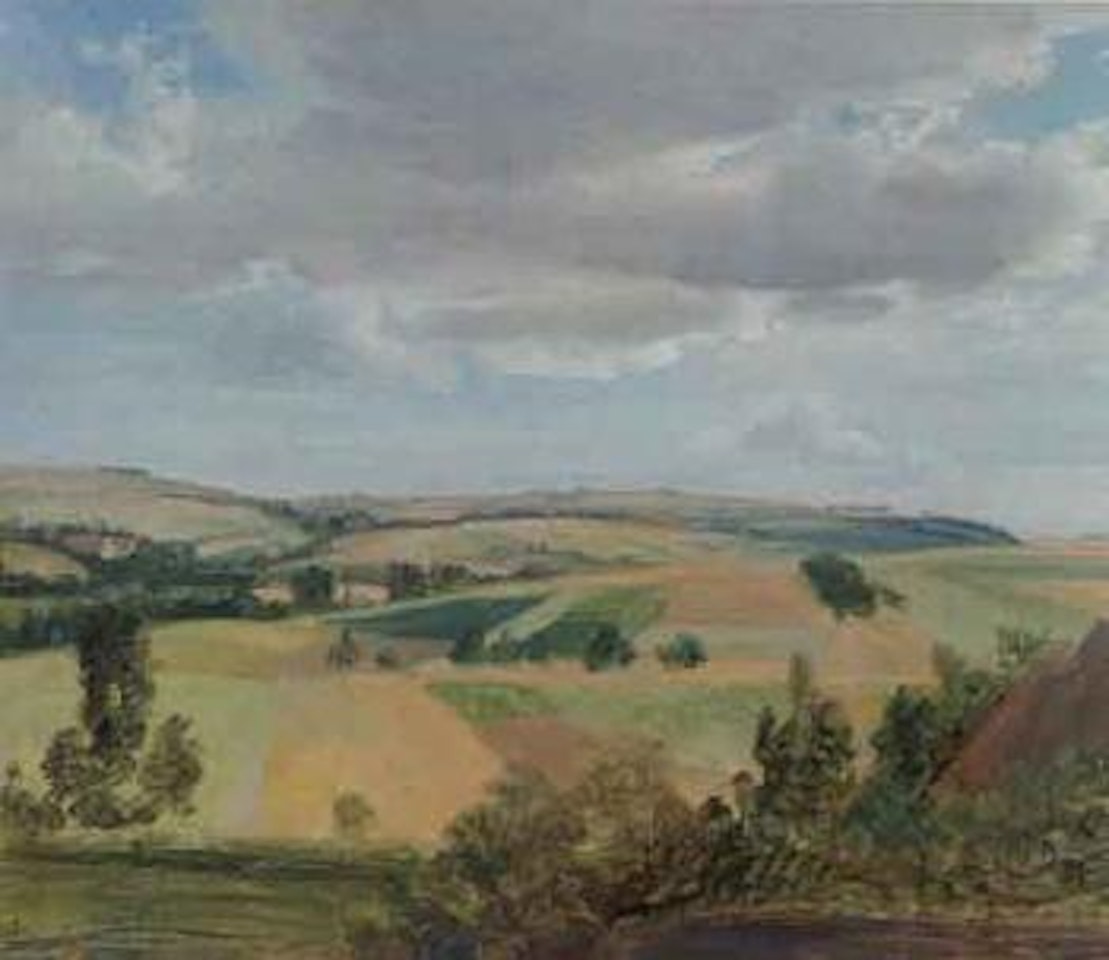 Fields near Mortizburg by Christian Friedrich Gille