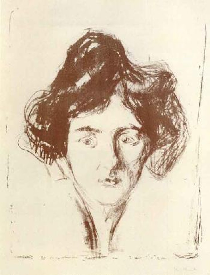Berlin model by Edvard Munch