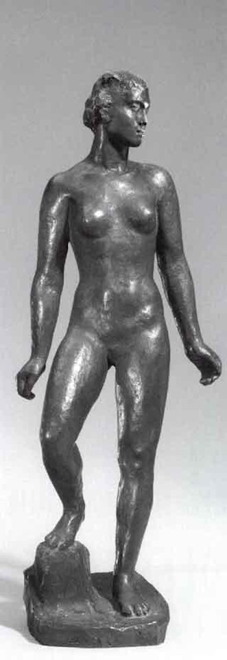 Figure glancing backwards by Georg Kolbe
